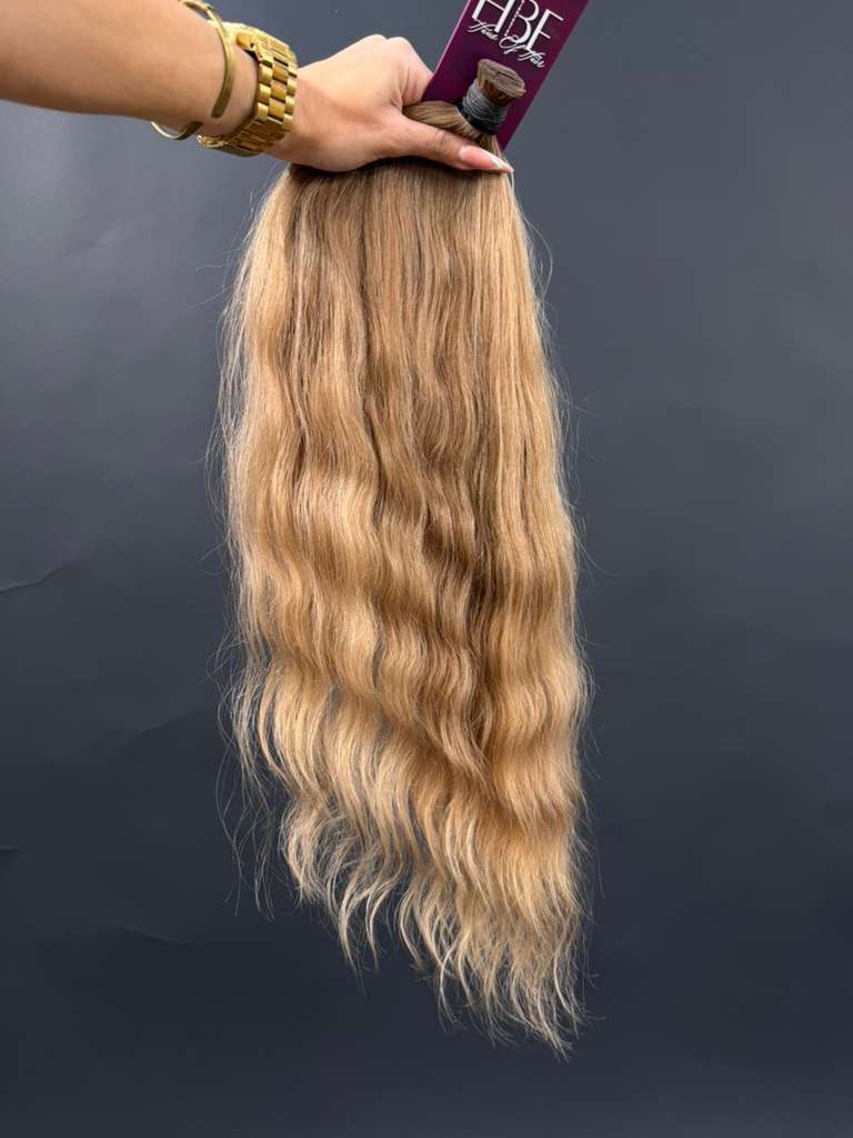 BULK COLORED SLAVIC SLIGHT WAVE 58cm : 128g