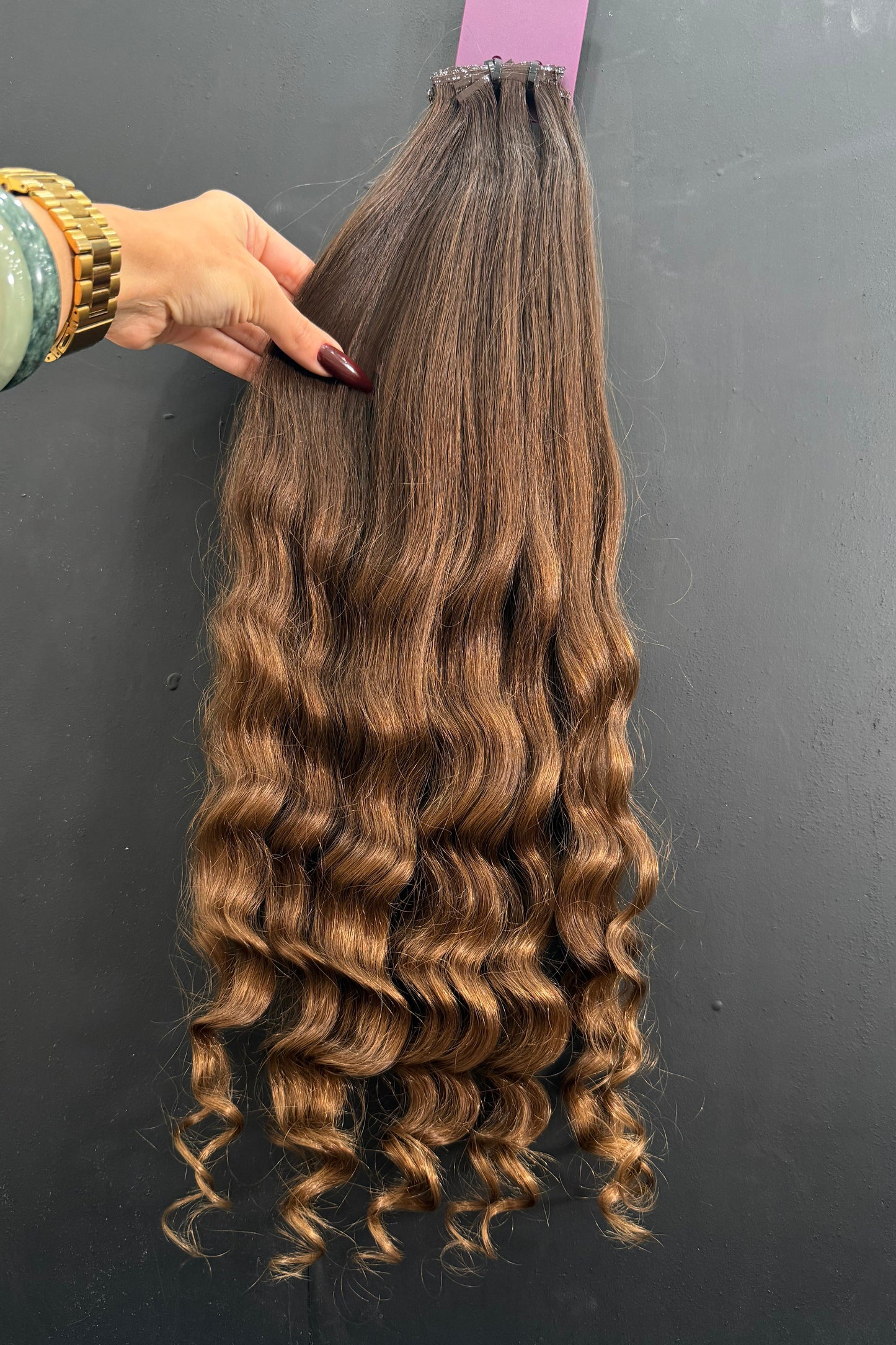 VIRGIN SLAVIC CURLY 55cm : 93g