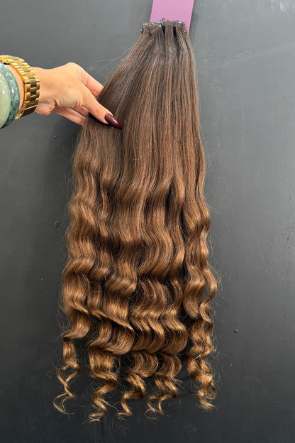 VIRGIN SLAVIC CURLY 55cm : 93g
