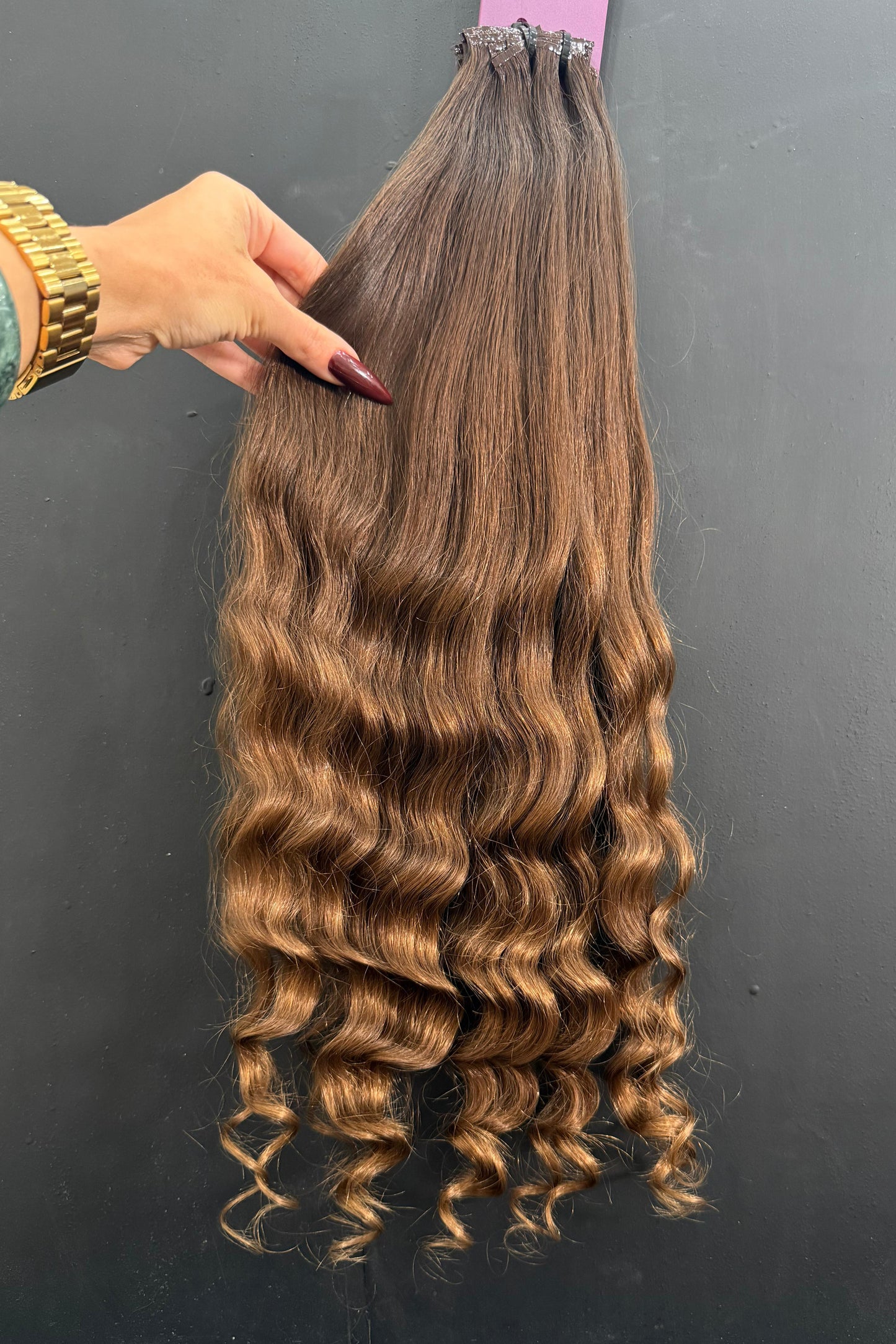 VIRGIN SLAVIC CURLY 55cm : 93g
