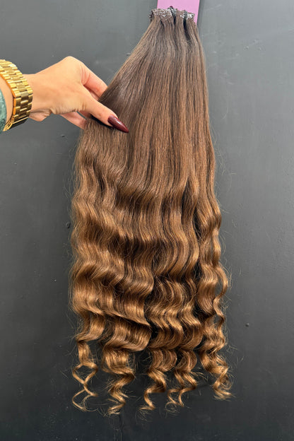 VIRGIN SLAVIC CURLY 55cm : 93g
