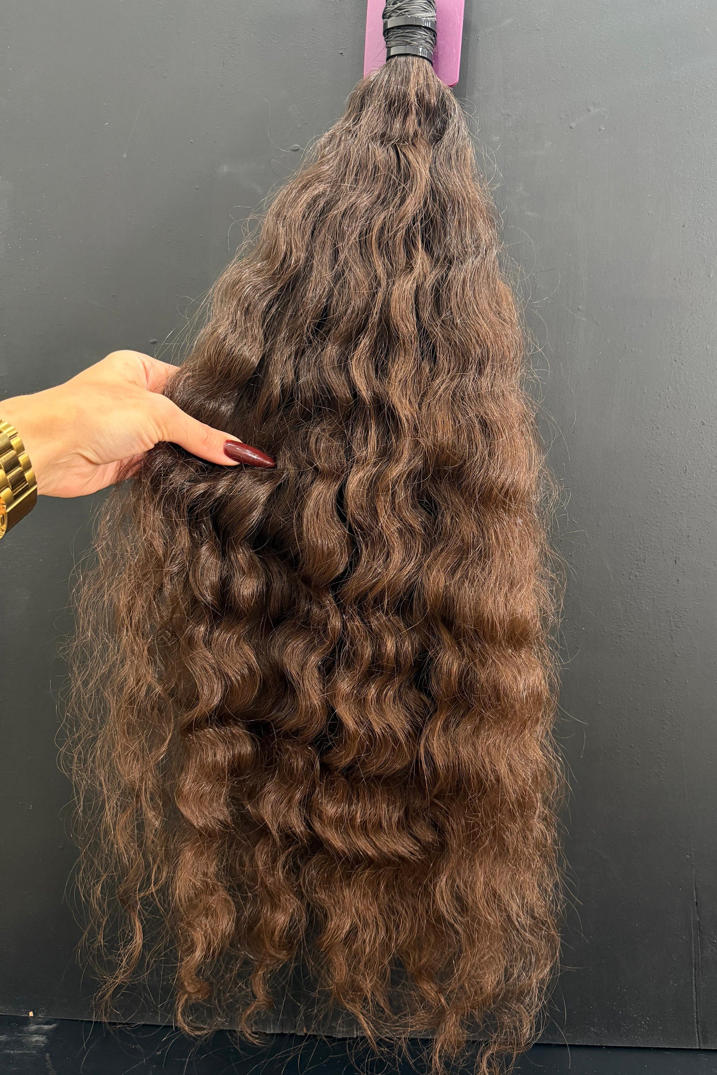 VIRGIN SLAVIC CURLY 66cm : 210g