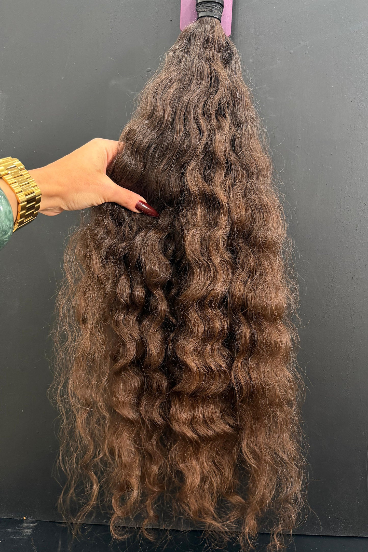 VIRGIN SLAVIC CURLY 66cm : 210g