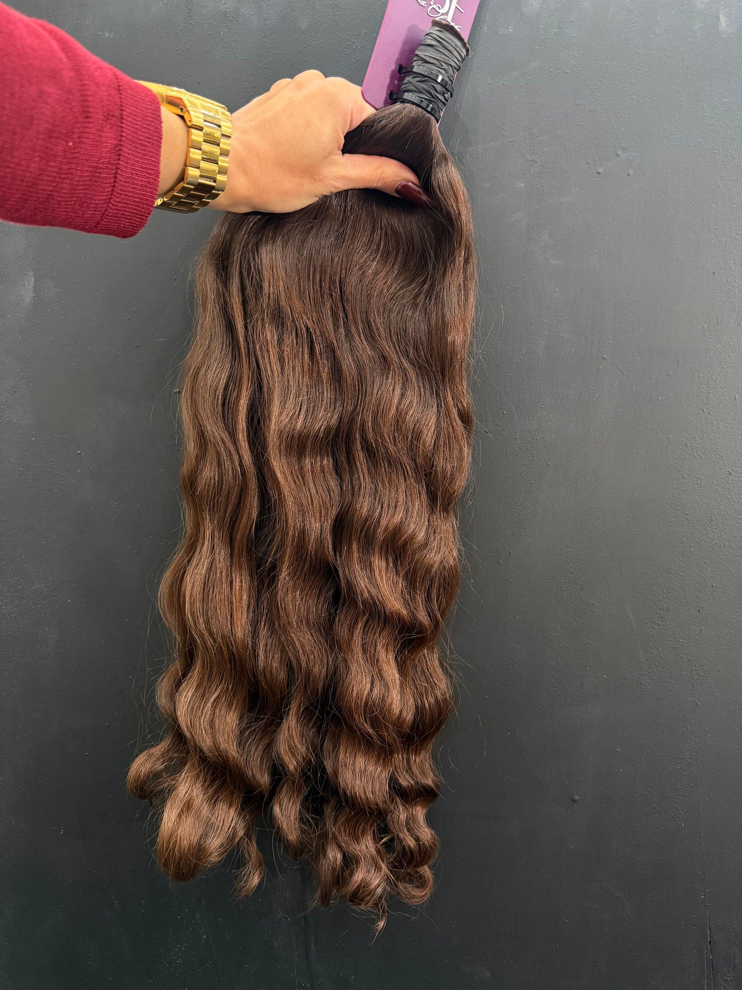 VIRGIN SLAVIC CURLY 56cm : 152g