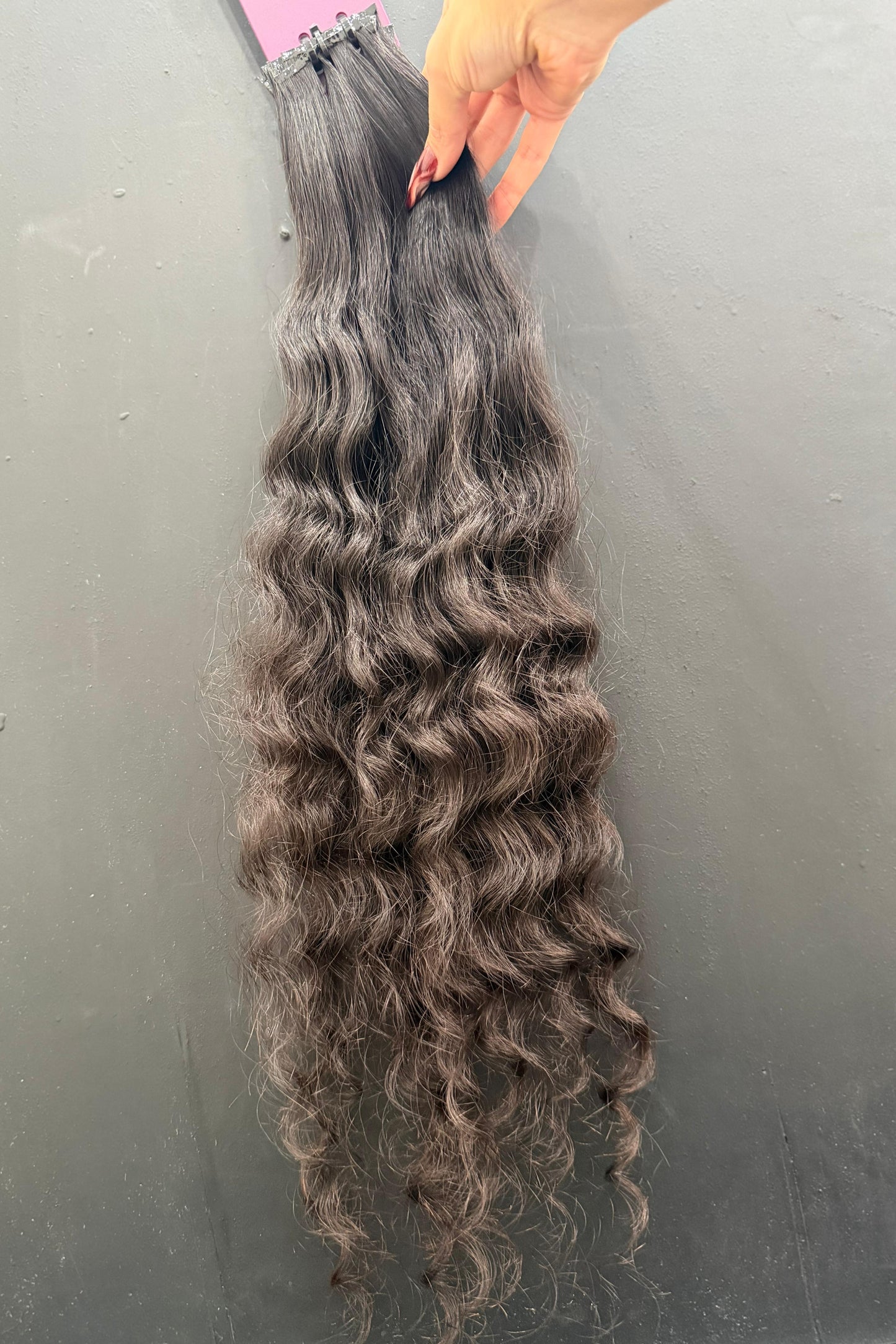 PRE-BONDED VIRGIN SLAVIC CURLY 58cm : 59g