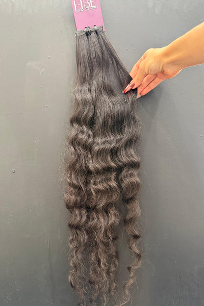 PRE-BONDED VIRGIN SLAVIC CURLY 58cm : 59g
