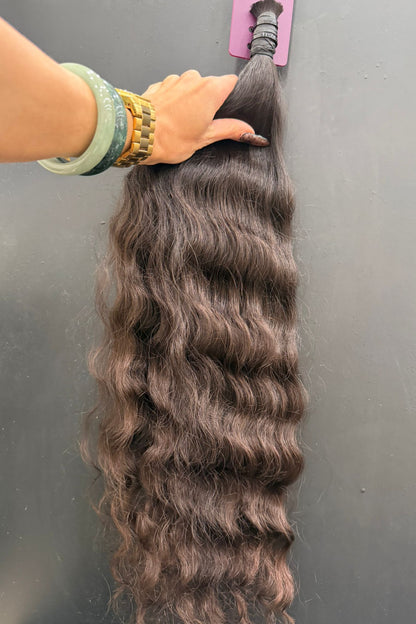 VIRGIN SLAVIC CURLY 65cm : 125g