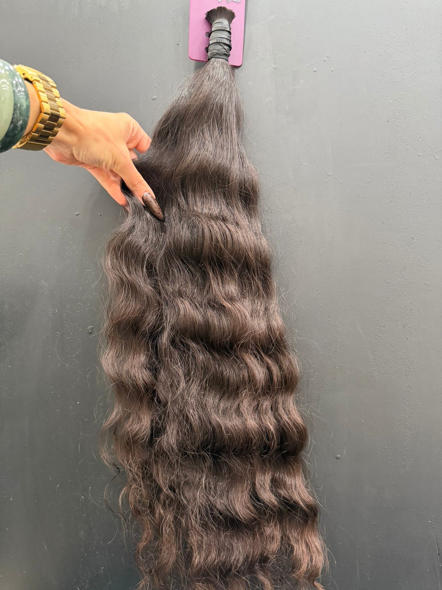 VIRGIN SLAVIC CURLY 65cm : 125g
