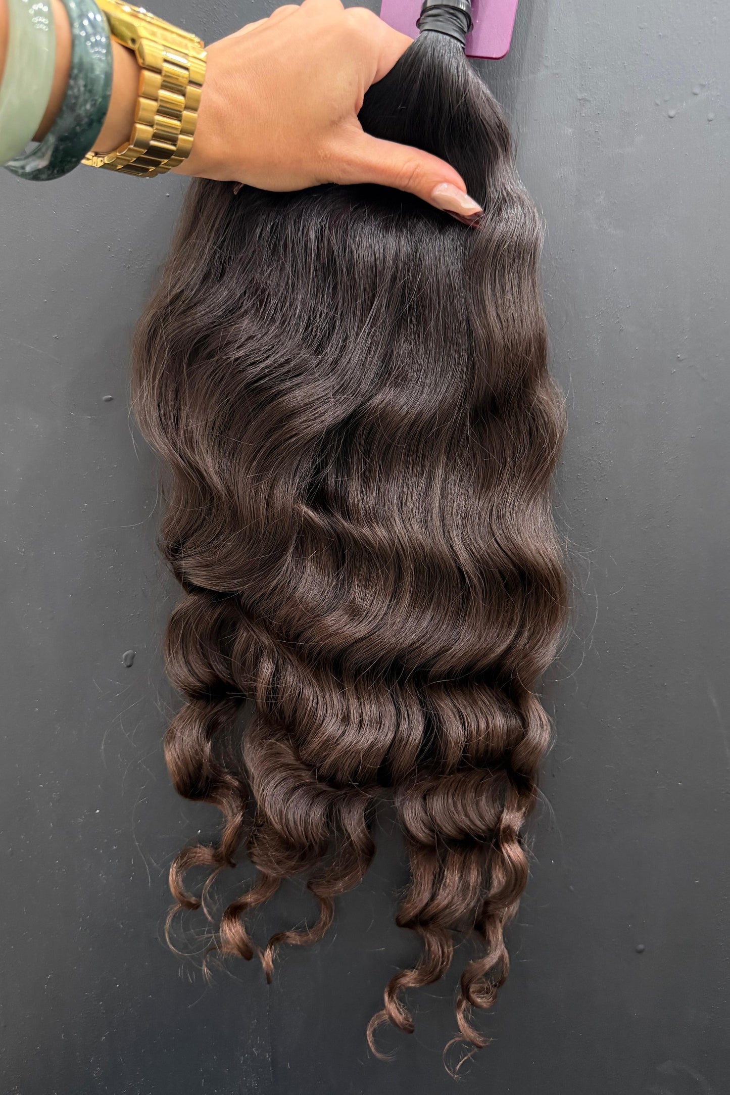 VIRGIN SLAVIC CURLY 50cm : 90g