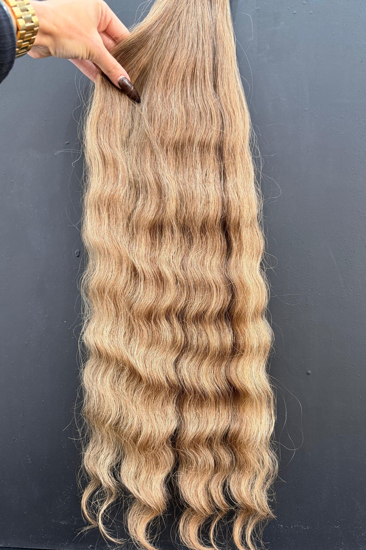 COLORED SLAVIC MIX BLEND DEEP WAVE/WAVY 63cm : 92g