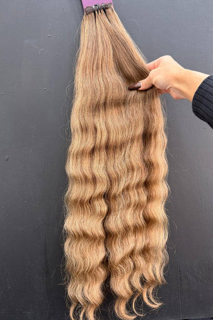 COLORED SLAVIC MIX BLEND DEEP WAVE/WAVY 63cm : 92g