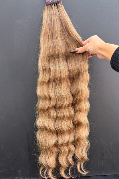 COLORED SLAVIC MIX BLEND DEEP WAVE/WAVY 63cm : 92g