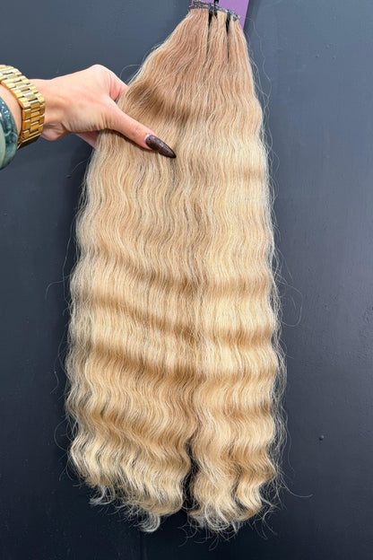 COLORED SLAVIC MIX BLEND DEEP WAVE/CURLY 54cm : 78g
