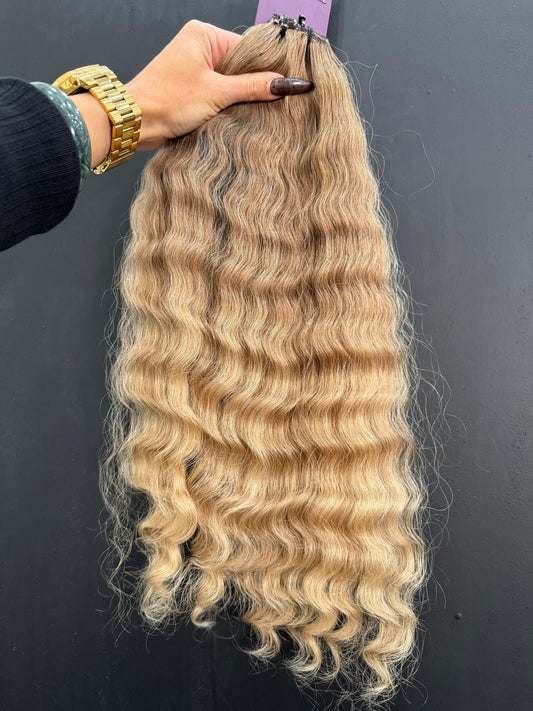COLORED SLAVIC MIX BLEND CURLY 50cm : 58g