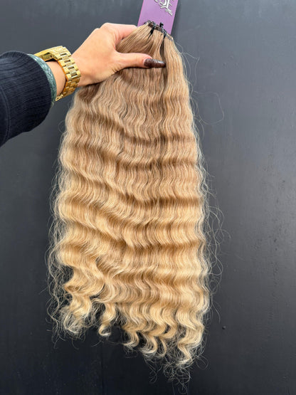 COLORED SLAVIC MIX BLEND CURLY 50cm : 58g