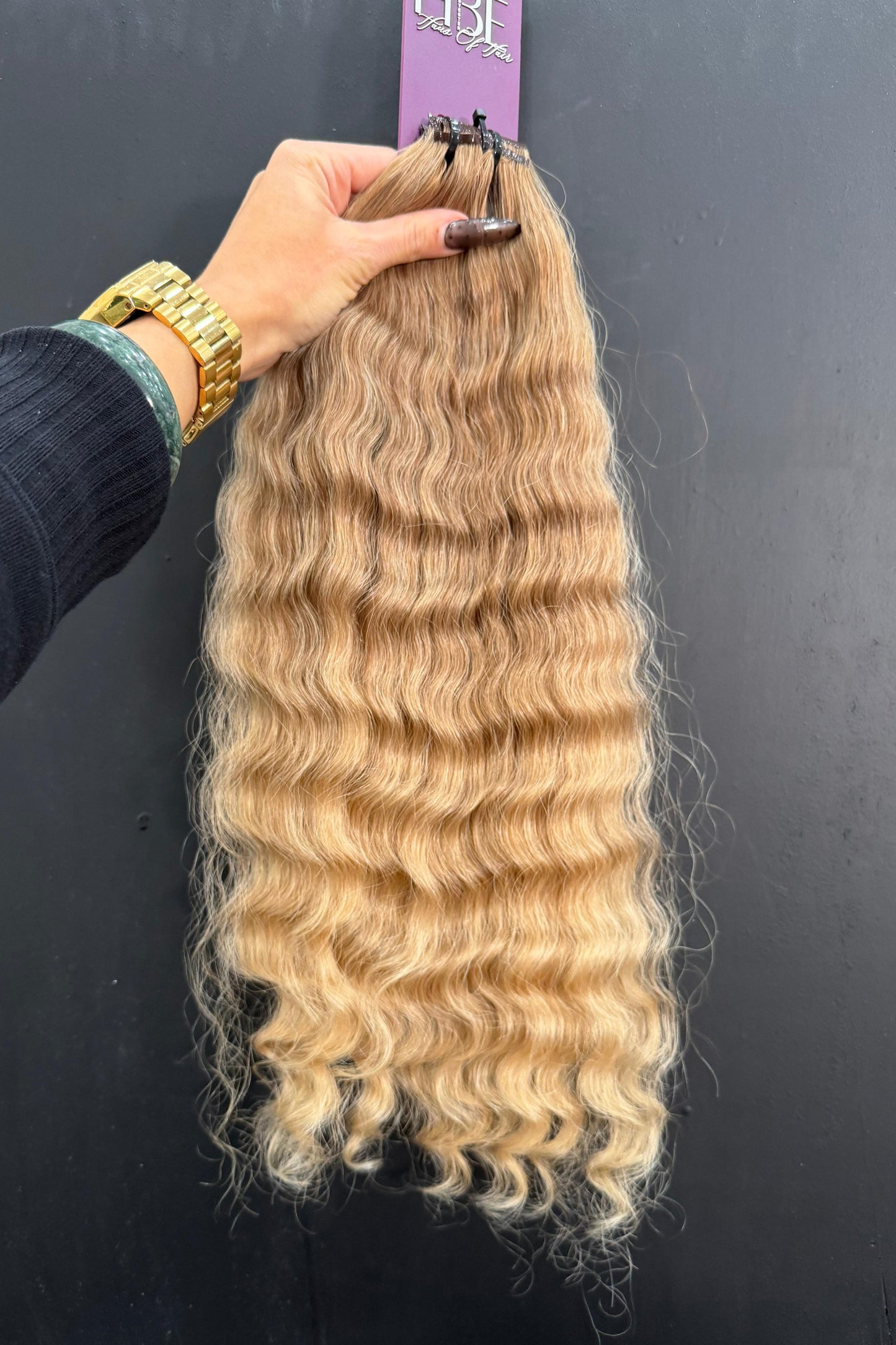 COLORED SLAVIC MIX BLEND CURLY 50cm : 58g