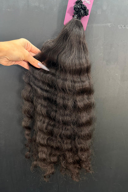 VIRGIN SLAVIC CURLY 52cm : 68g