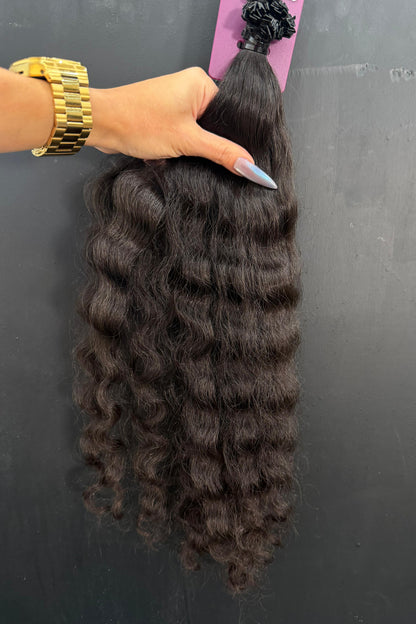 VIRGIN SLAVIC CURLY 52cm : 68g