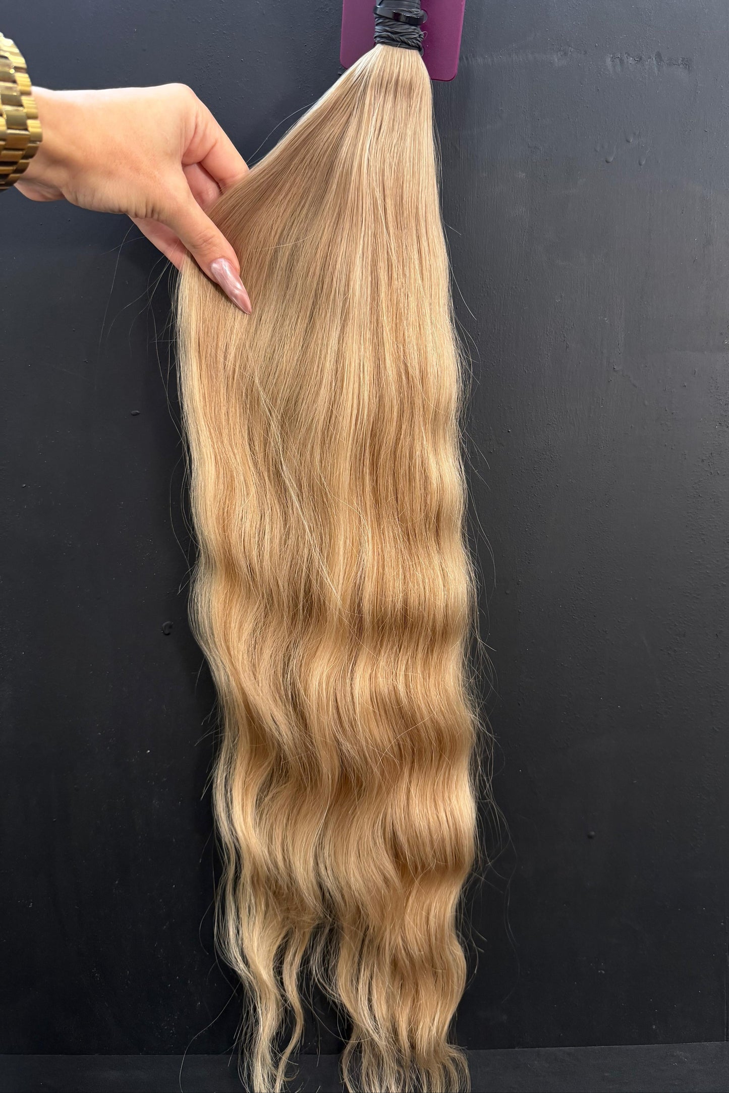 COLORED SLAVIC SLIGHT NATURAL WAVE 70cm : 139g