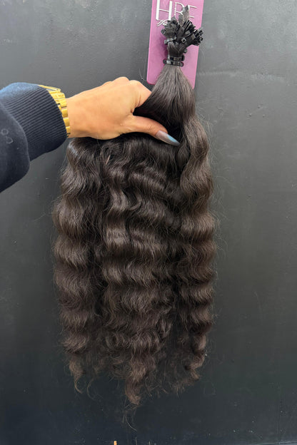VIRGIN SLAVIC CURLY 55cm : 65g