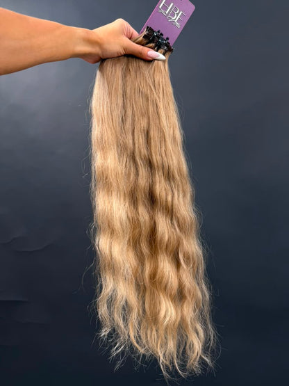 PRE-BONDED COLORED SLAVIC DEEP WAVE 56cm : 70g