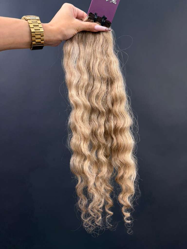 PRE-BONDED VIRGIN SLAVIC CURLY 47cm : 52g
