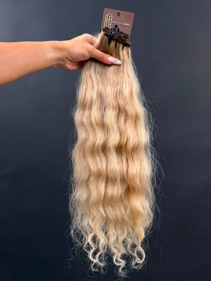 PRE-BONDED COLORED SLAVIC CURLY 47cm : 100g