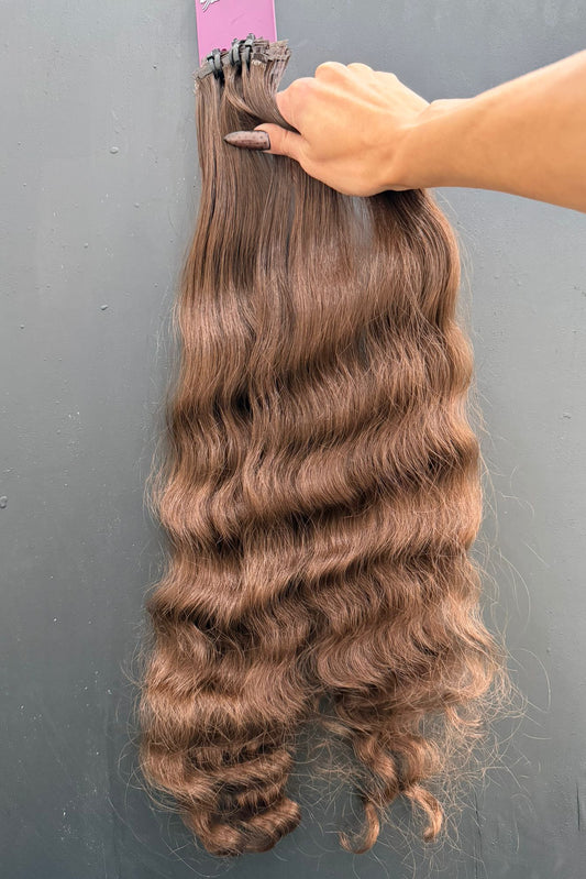 VIRGIN SLAVIC CURLY 63cm : 73g