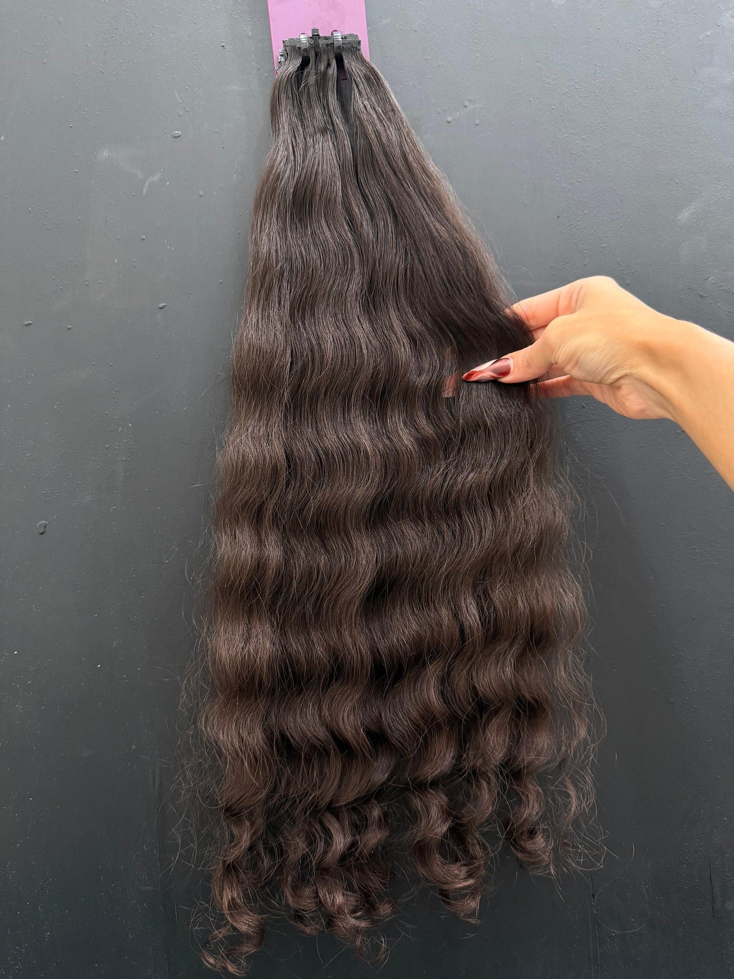 VIRGIN SLAVIC CURLY 56cm : 74g