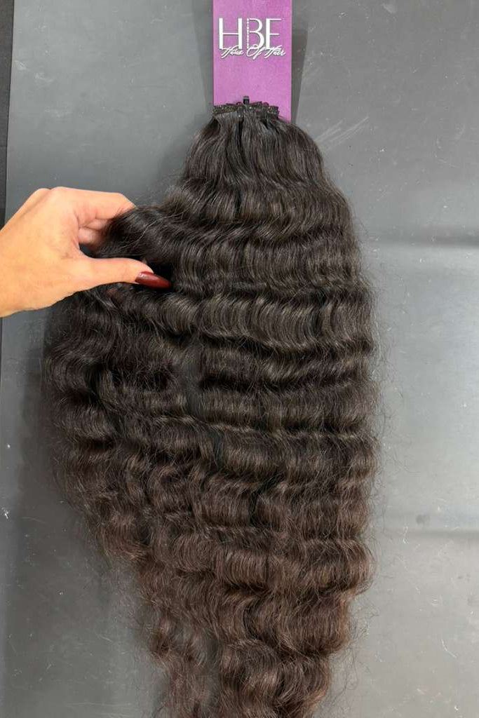 VIRGIN SLAVIC CURLY 55CM : 75g