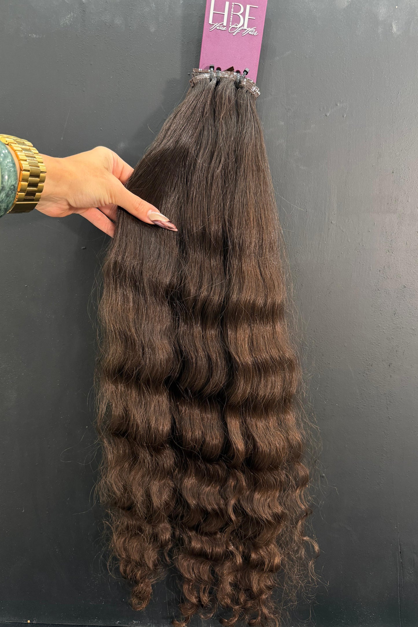 VIRGIN SLAVIC CURLY 63cm : 121g