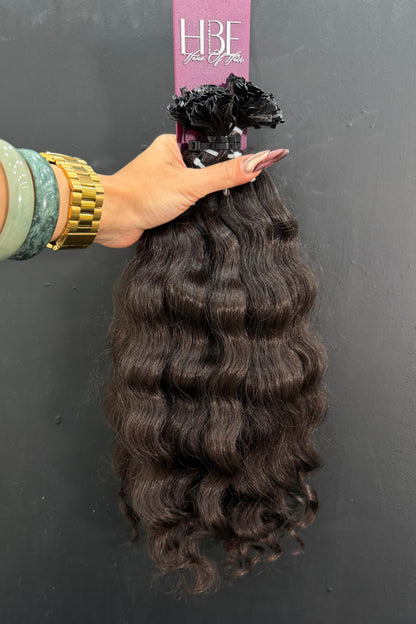 VIRGIN SLAVIC CURLY 40cm : 124g