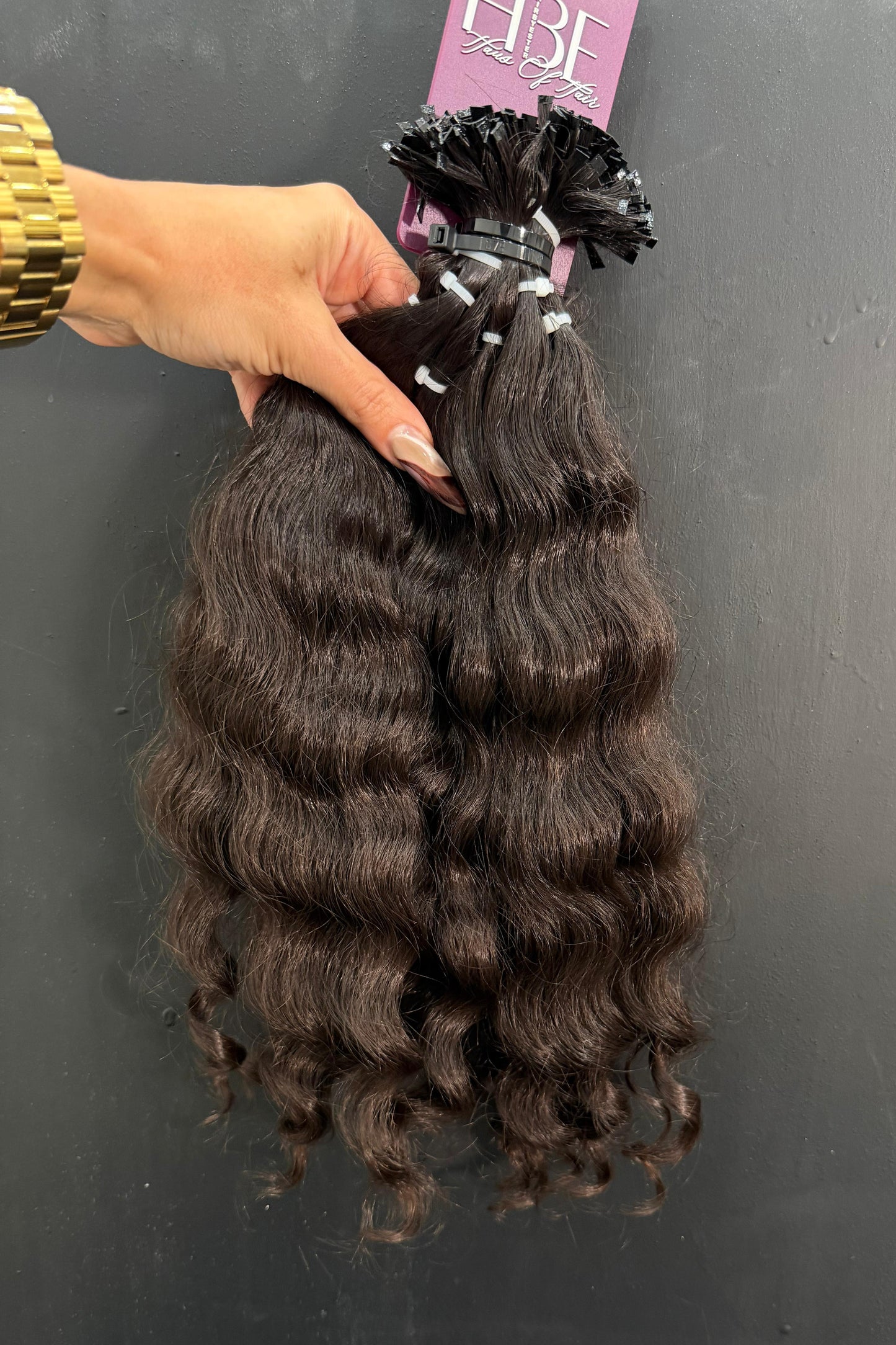 VIRGIN SLAVIC CURLY 40cm : 124g