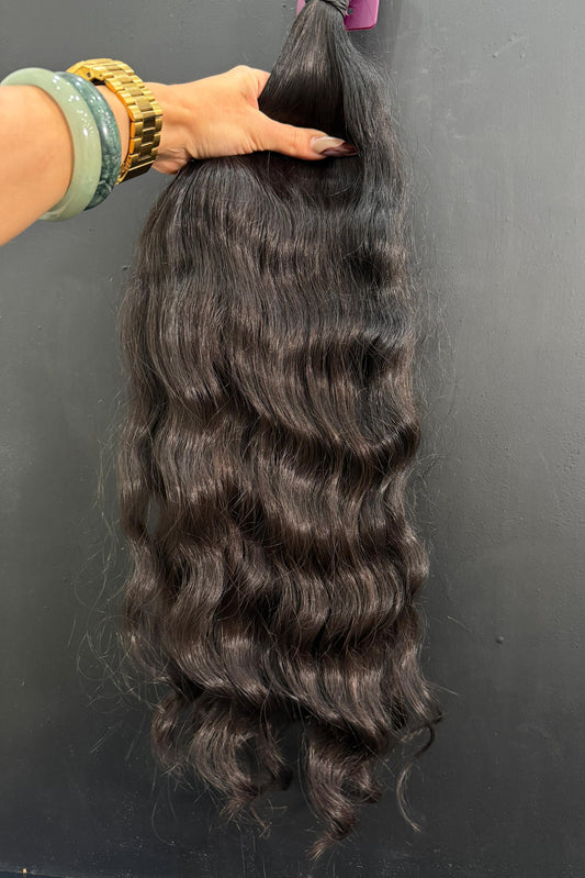 VIRGIN SLAVIC DEEP WAVE/CURLY 62cm : 180g