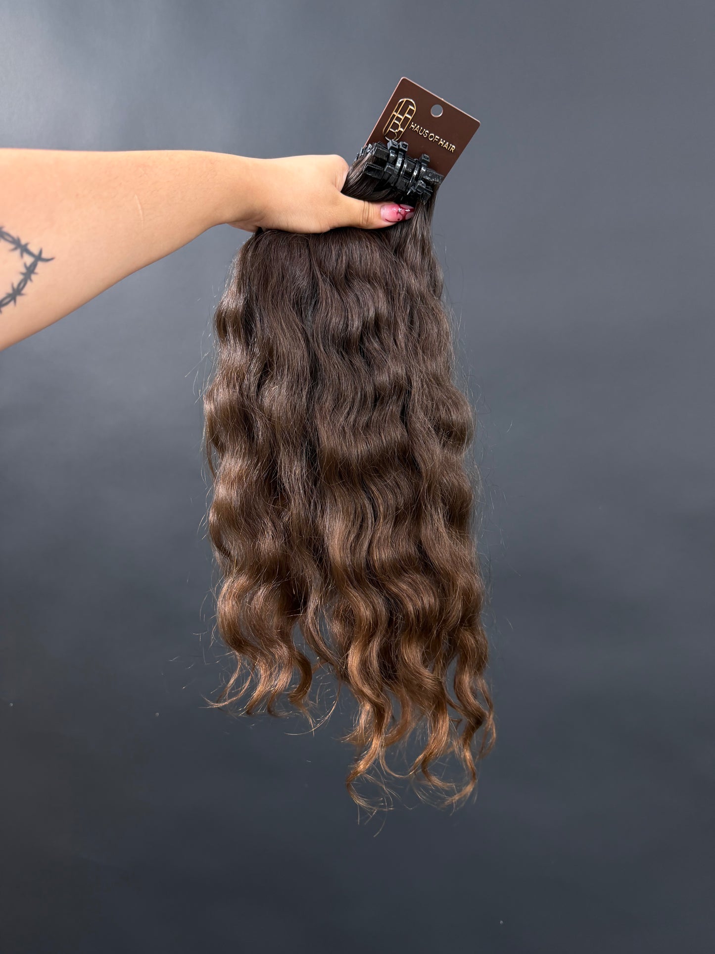 PRE-BONDED VIRGIN SLAVIC CURLY 44cm : 78g