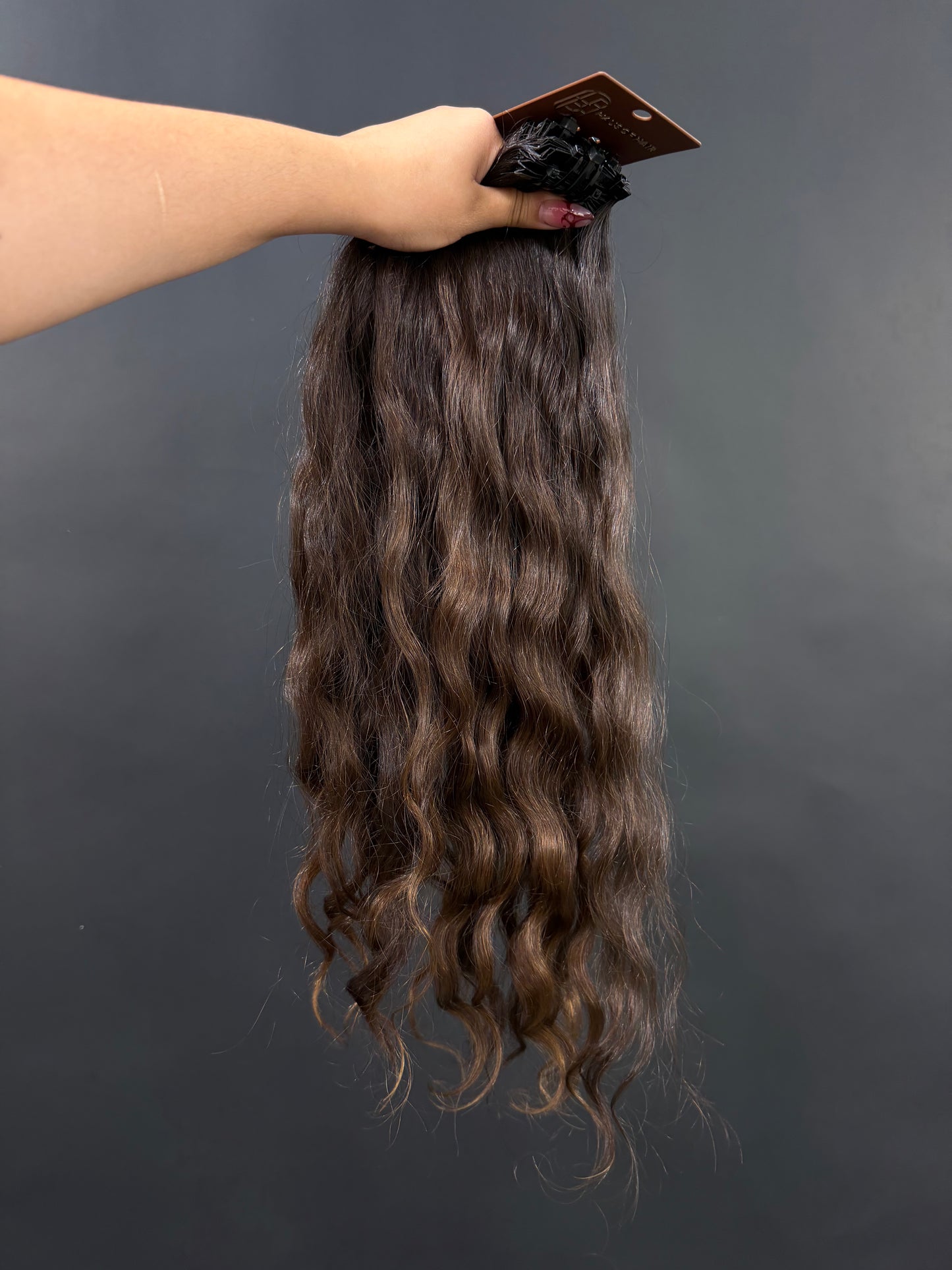 PRE-BONDED VIRGIN SLAVIC CURLY 50cm : 96g