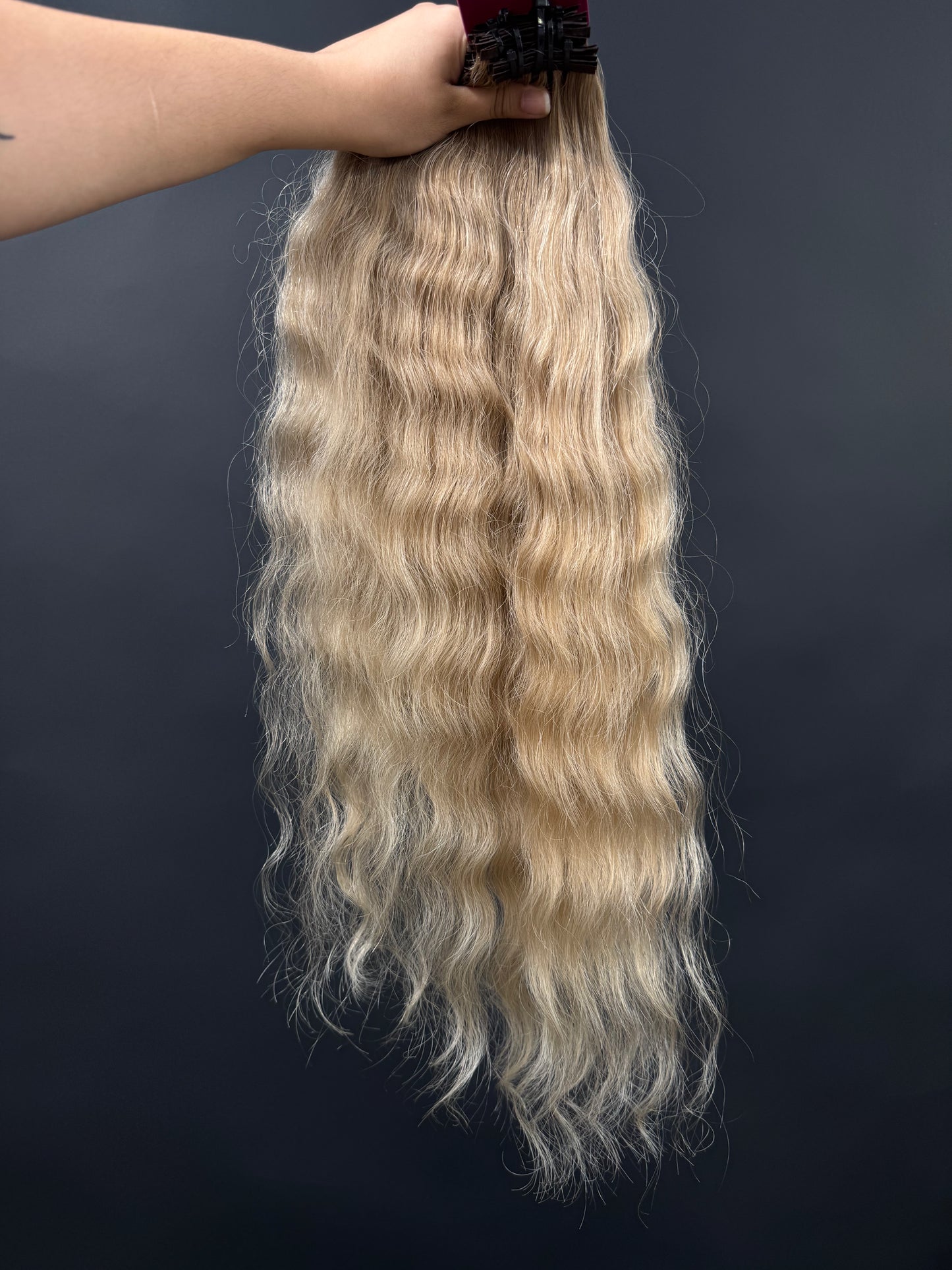 PRE-BONDED COLORED SLAVIC WAVY 56cm :103g