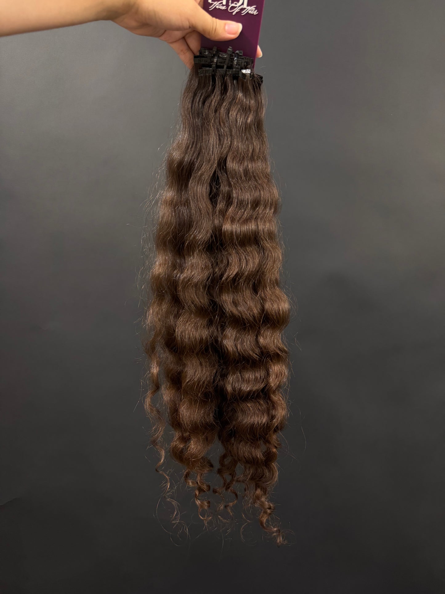 PRE-BONDED VIRGIN SLAVIC CURLY 51cm : 99g