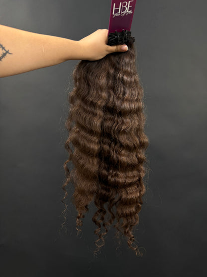 PRE-BONDED VIRGIN SLAVIC CURLY 51cm : 99g