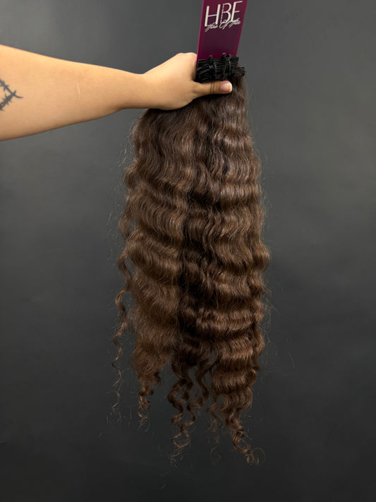 PRE-BONDED VIRGIN SLAVIC CURLY 51cm : 99g