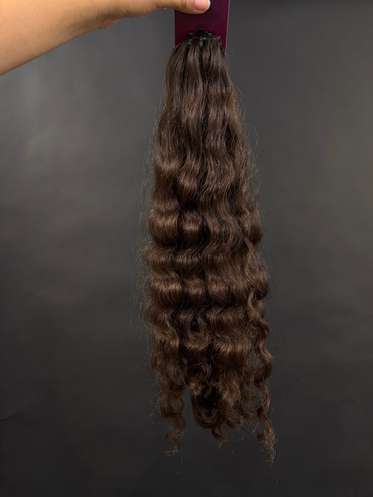 PRE-BONDED VIRGIN SLAVIC CURLY 49cm : 77g