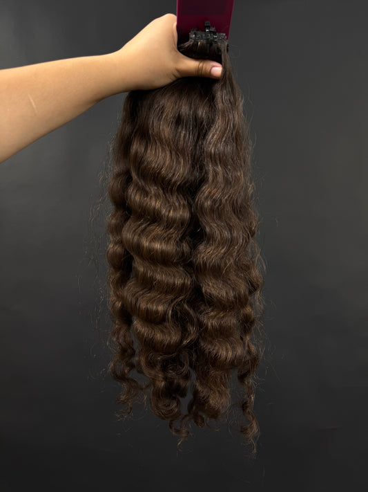 PRE-BONDED VIRGIN SLAVIC CURLY 49cm : 77g