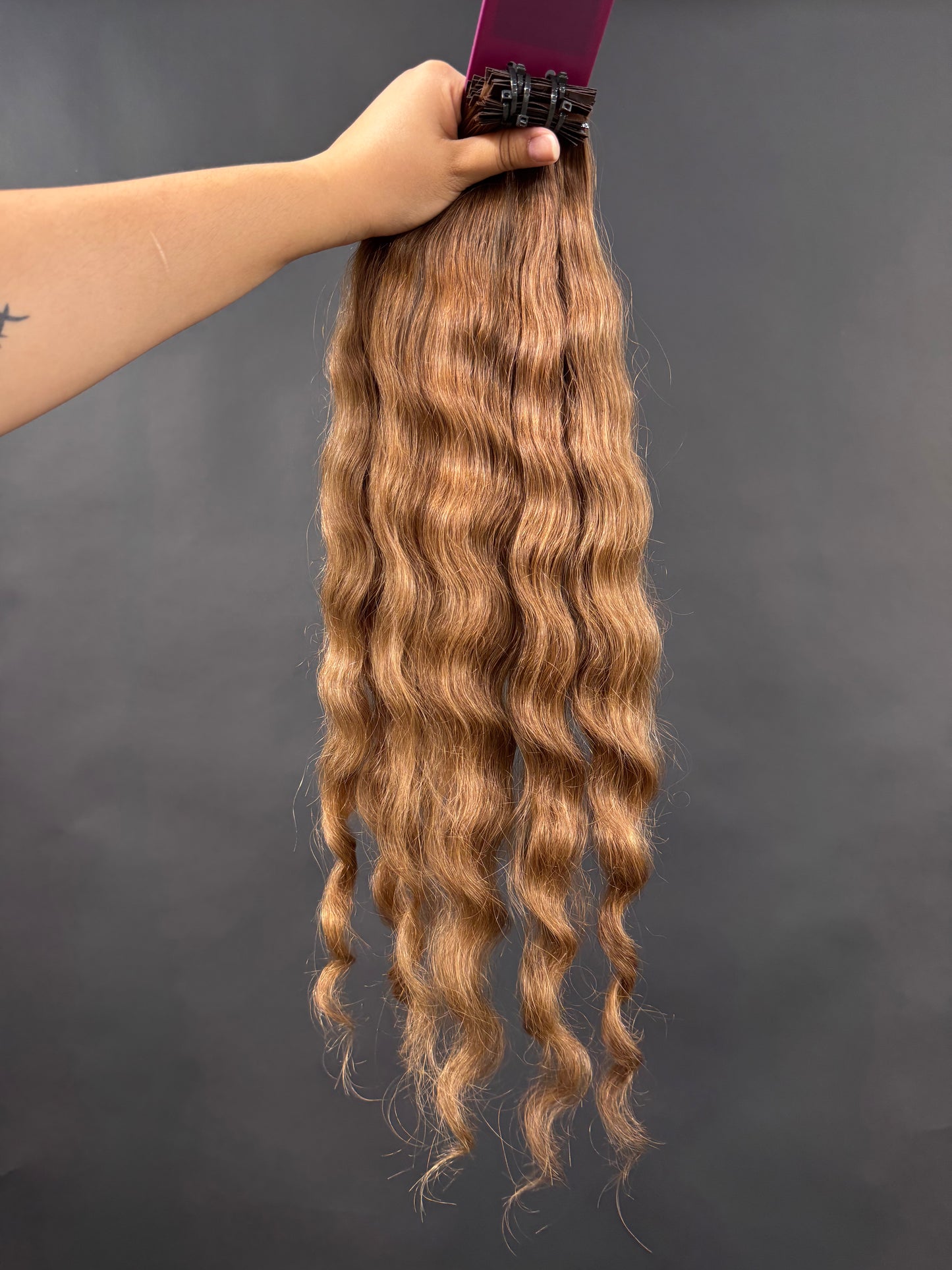 PRE-BONDED COLORED SLAVIC WAVY 51cm : 71g