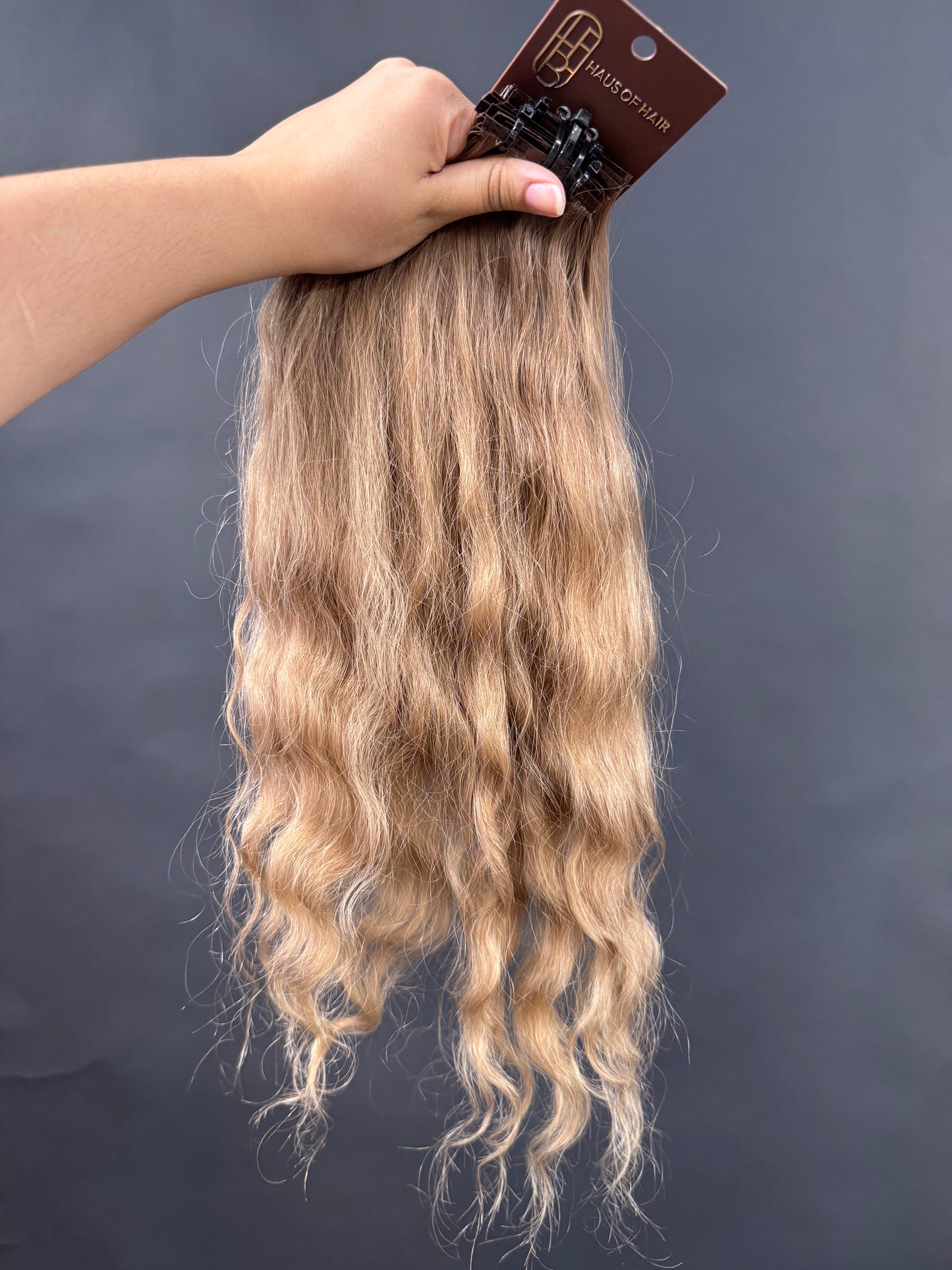 PRE-BONDED COLORED SLAVIC SLIGHT WAVE 42cm : 55g