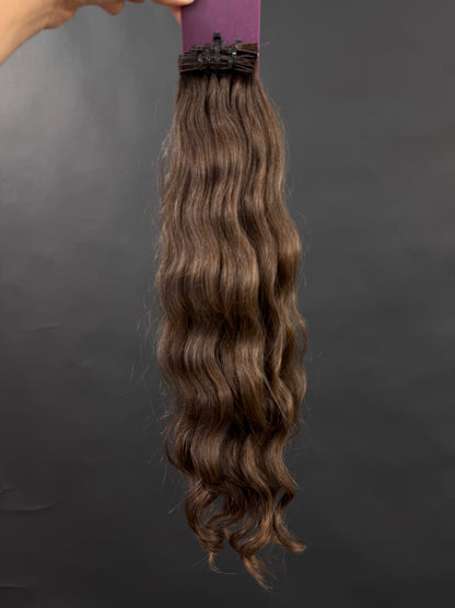 PRE BONDED STRIPS VIRGIN SLAVIC WAVY 43cm : 66g