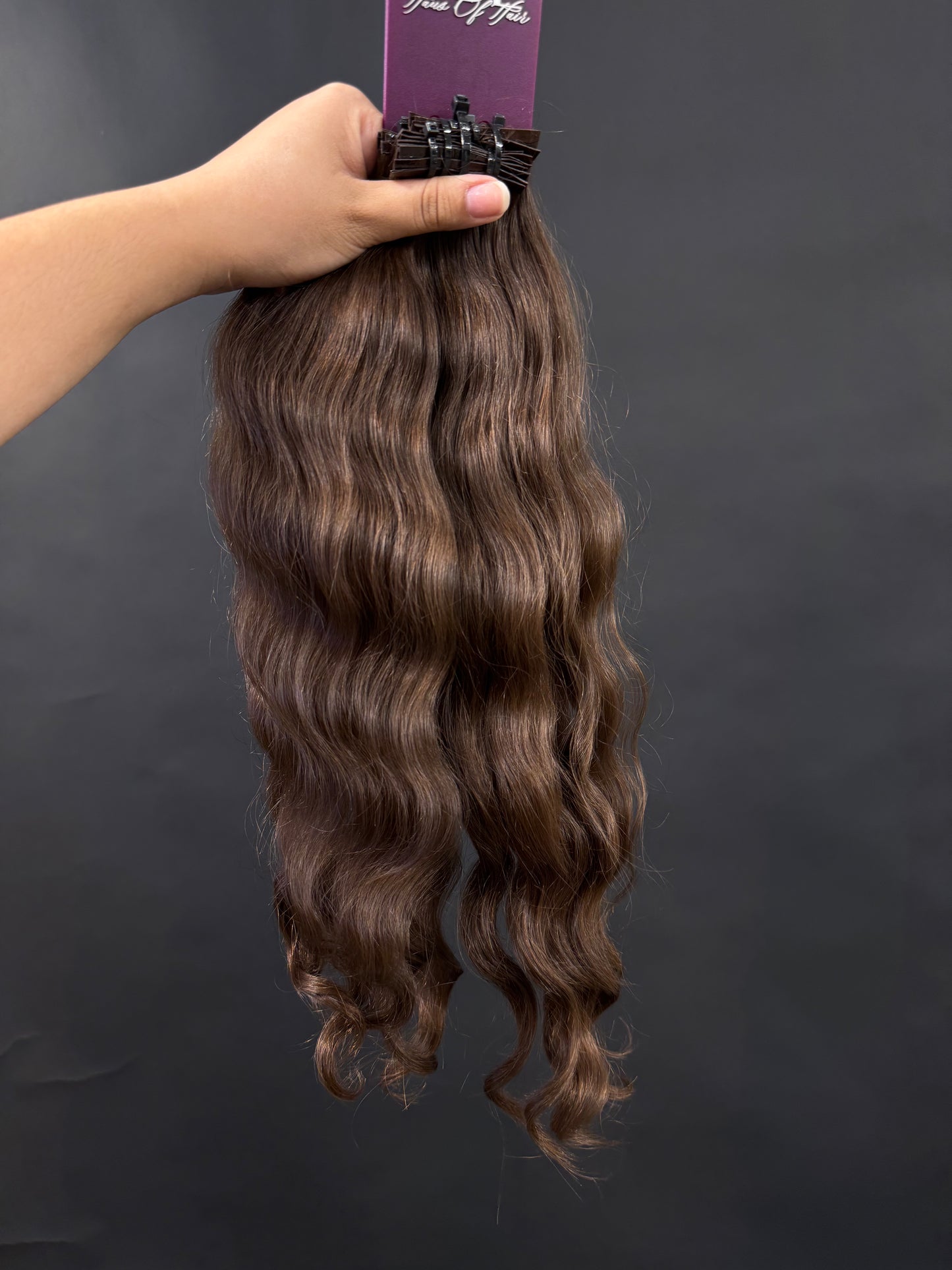 PRE BONDED STRIPS VIRGIN SLAVIC WAVY 43cm : 66g