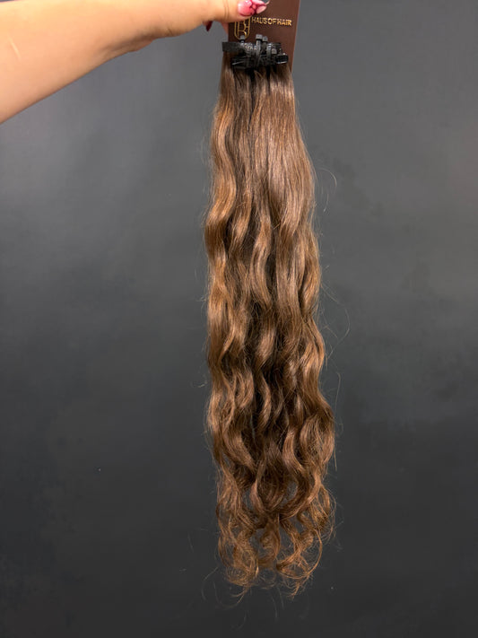 PRE-BONDED VIRGIN SLAVIC CURLY 47cm : 76g