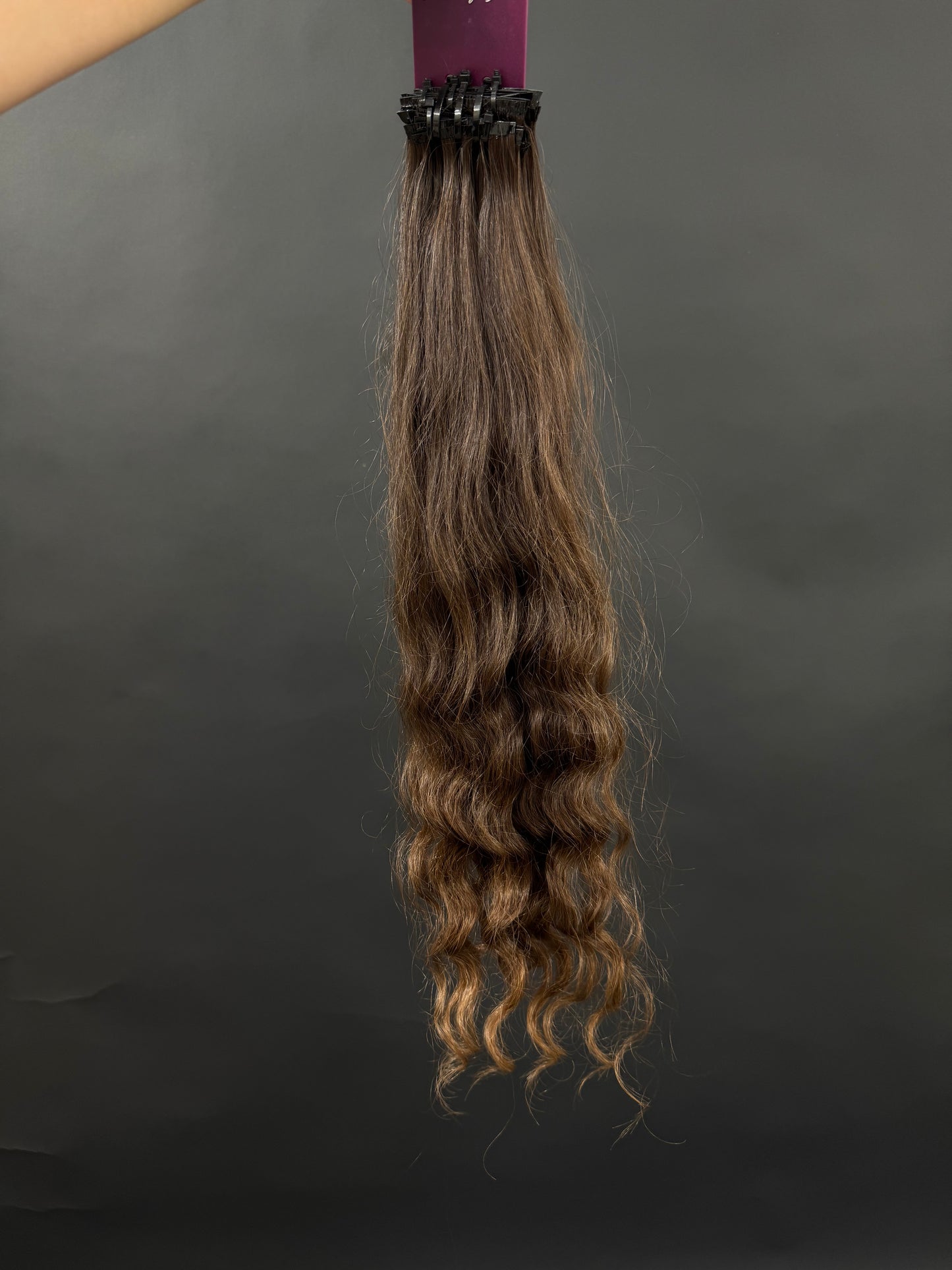 PRE-BONDED VIRGIN SLAVIC CURLY 53cm : 104g