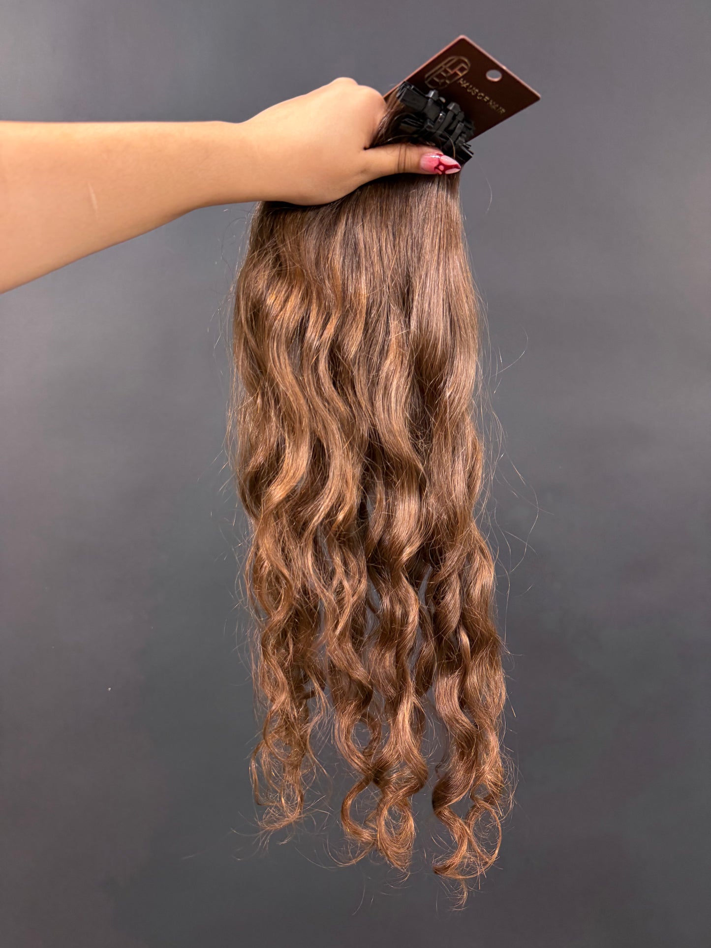 PRE-BONDED VIRGIN SLAVIC CURLY 47cm : 76g