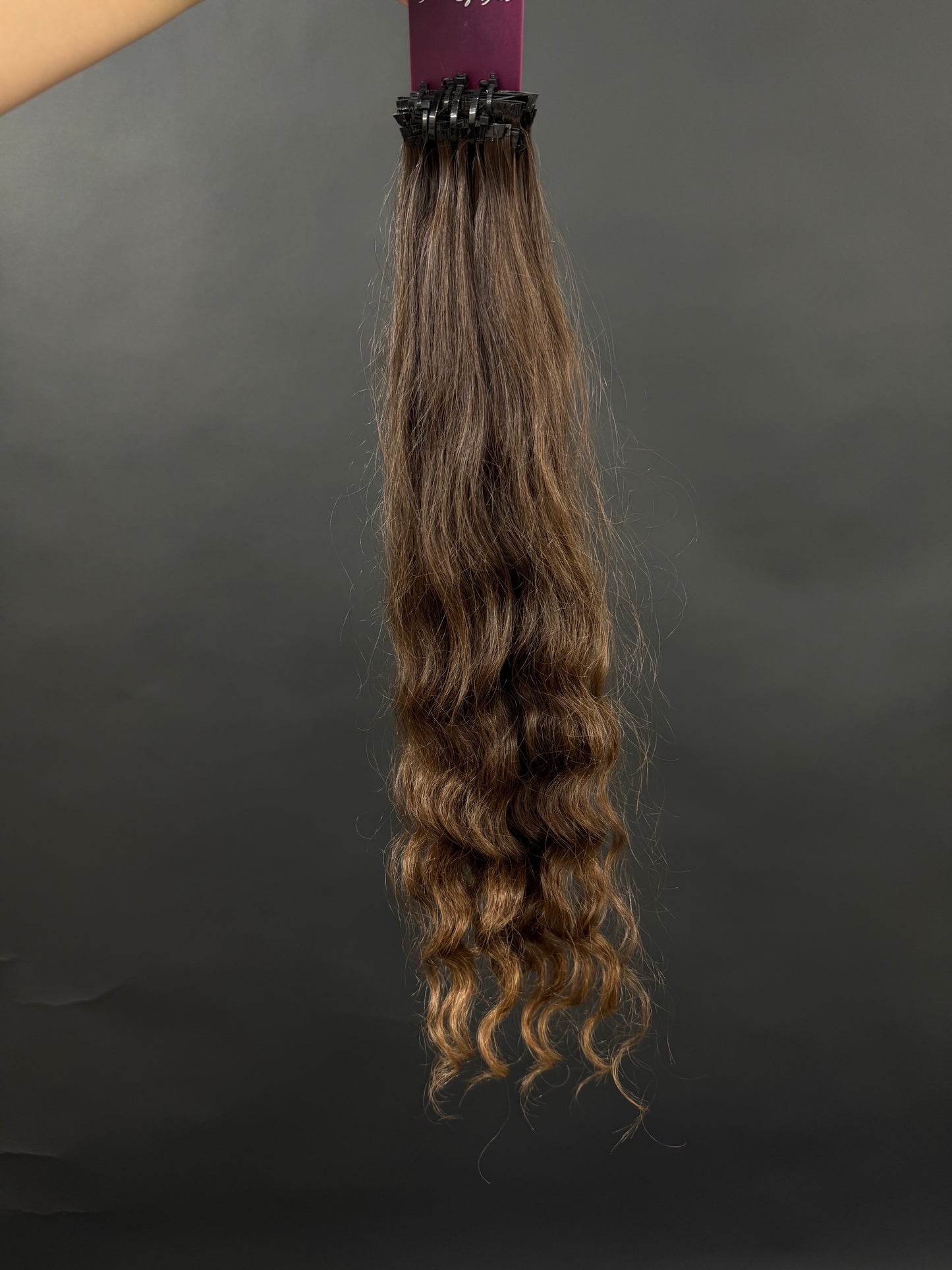 PRE-BONDED VIRGIN SLAVIC CURLY 53cm : 104g